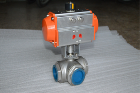 氣動(dòng)三通法蘭球閥價(jià)格